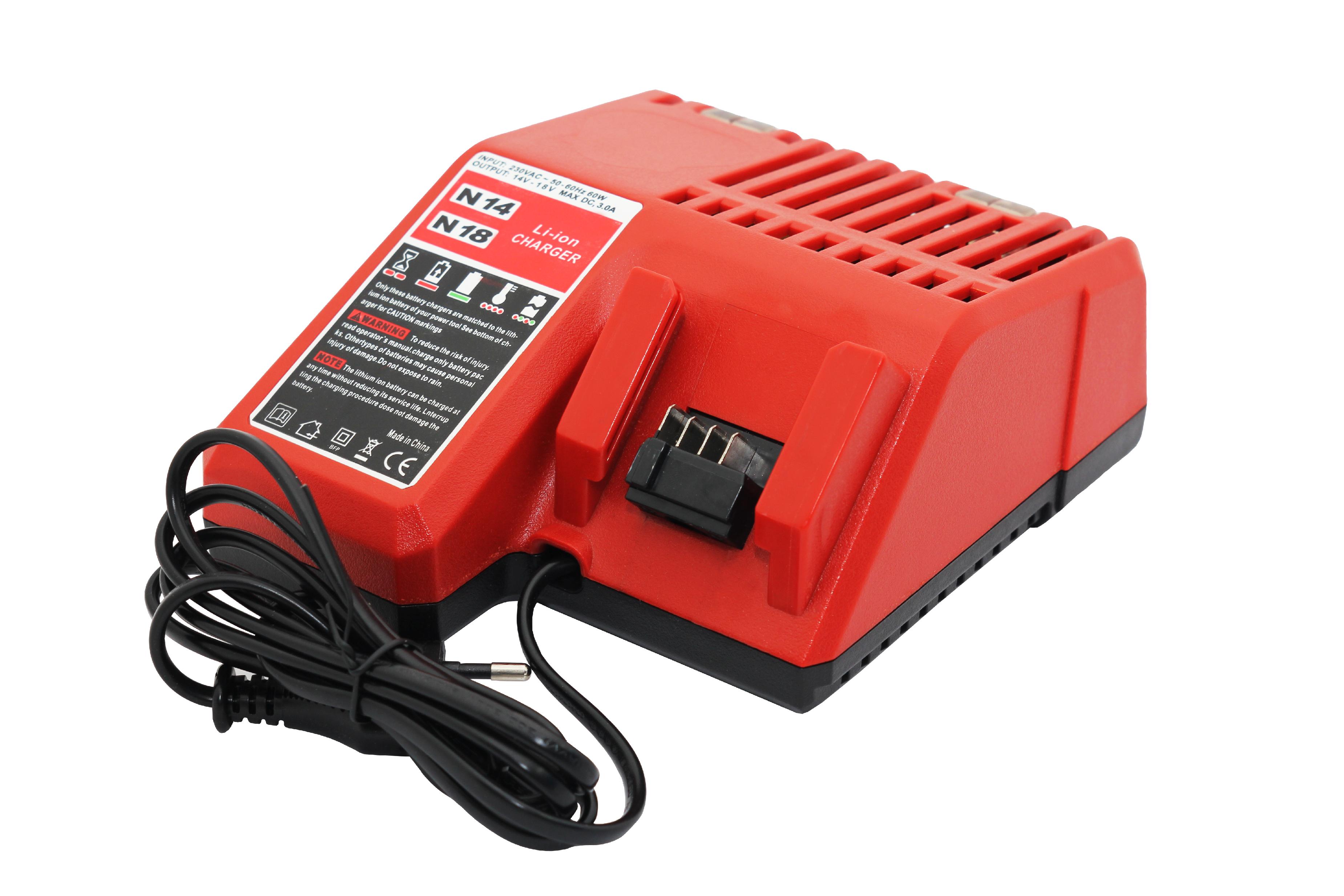 ŁADOWARKA DO MILWAUKEE M14 M18 LI-ION 14V 18V