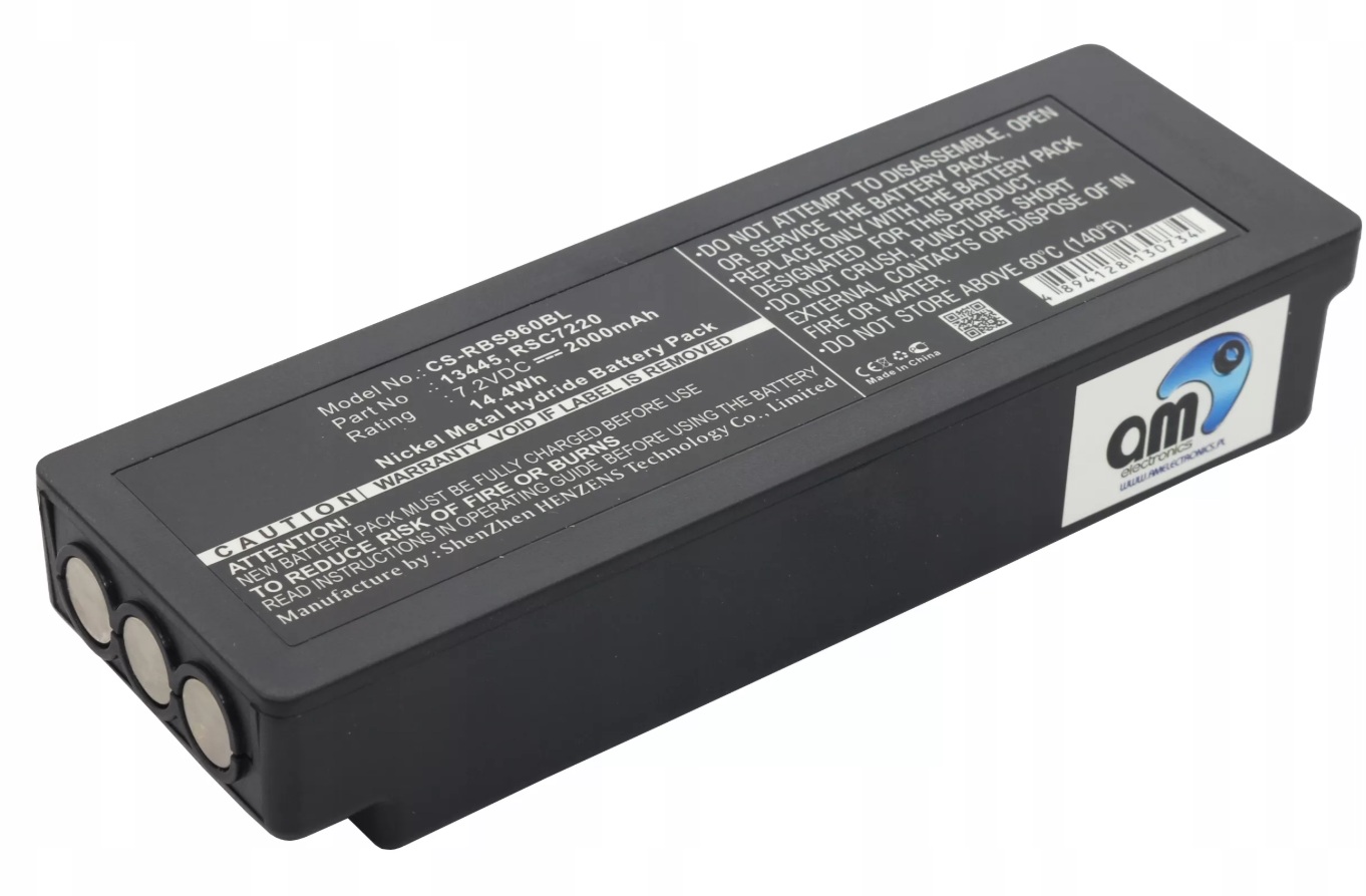 (D3) AKUMULATOR do SCANRECO 7,2V 2000mAh Ni-Mh 3 PINY (1145)