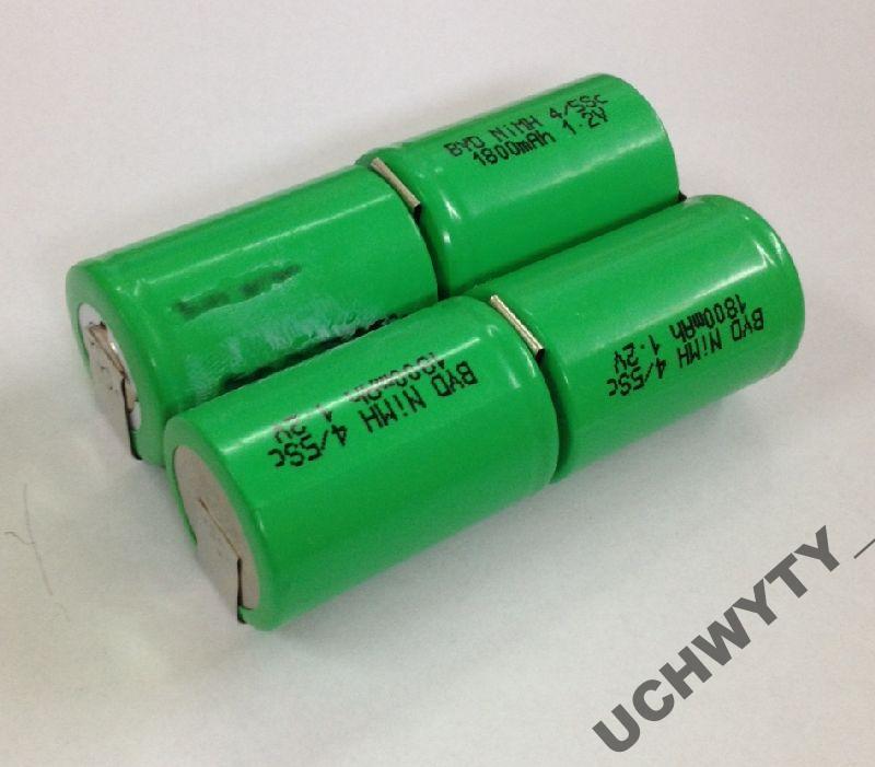 AKUMULATOR Ni-MH 4/5 SC 4,8V 2000mAh BLASZKI
