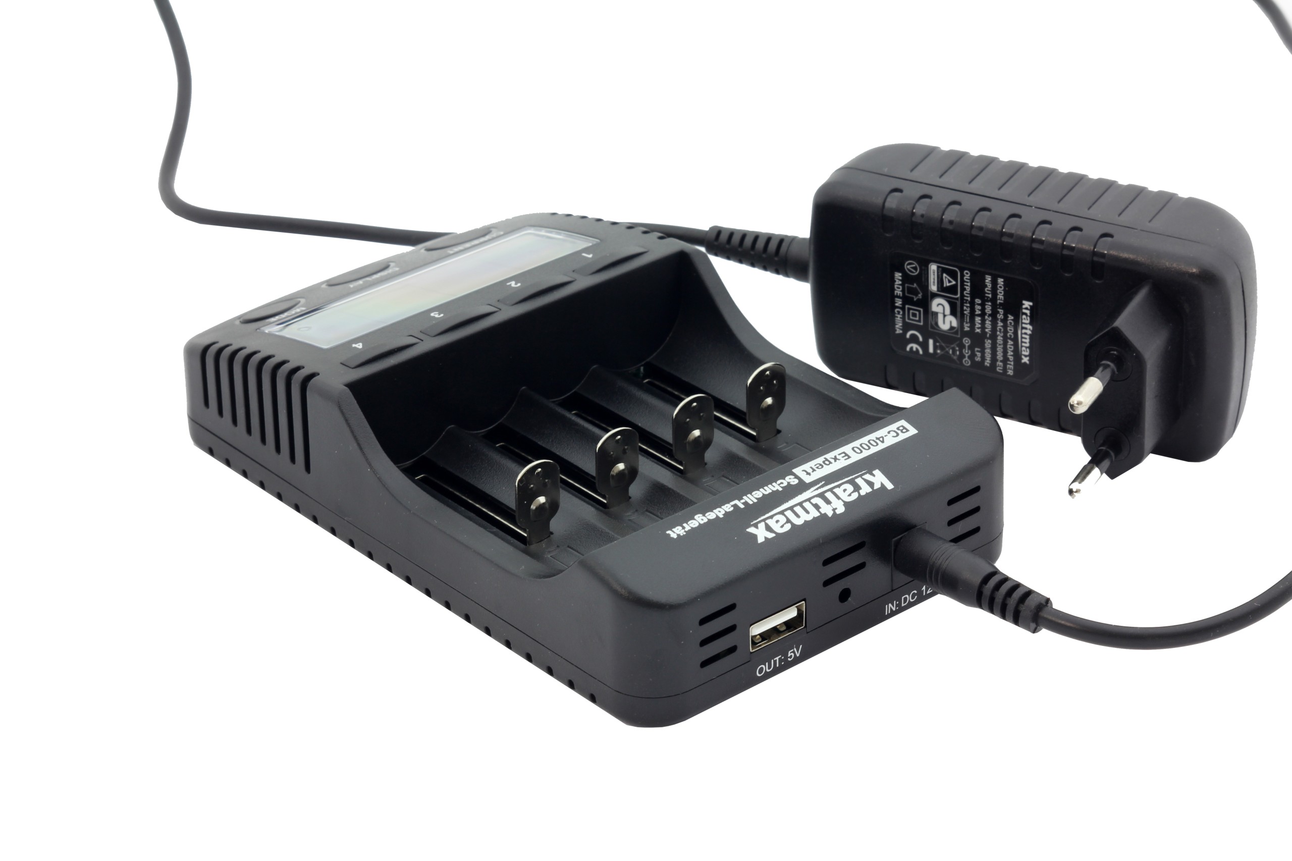 4 x LG 3500mAh + ŁADOWARKA LCD BC-4000