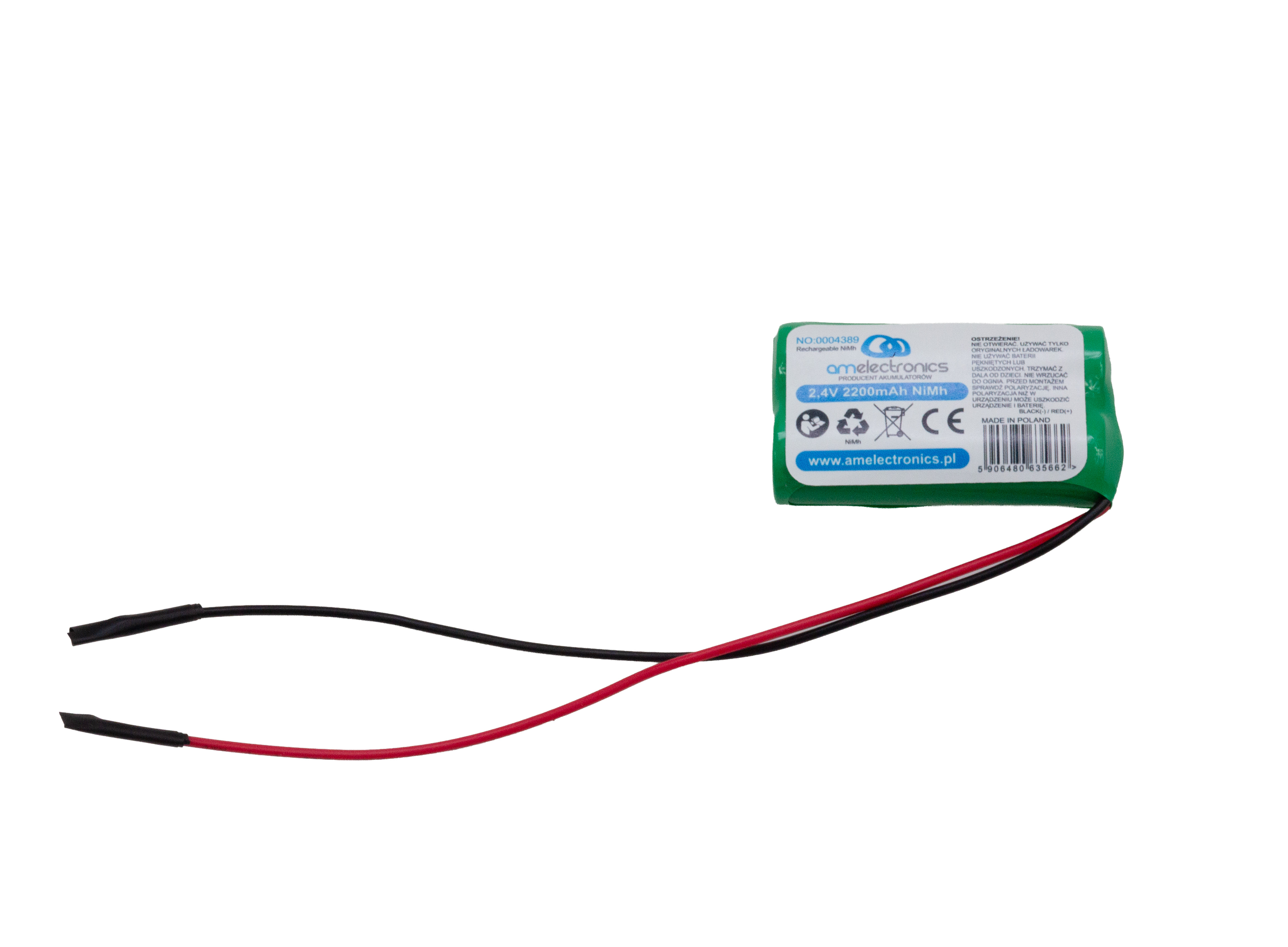 PAKIET 2,4V 2200MAH 2S1P NI-MH (4389)