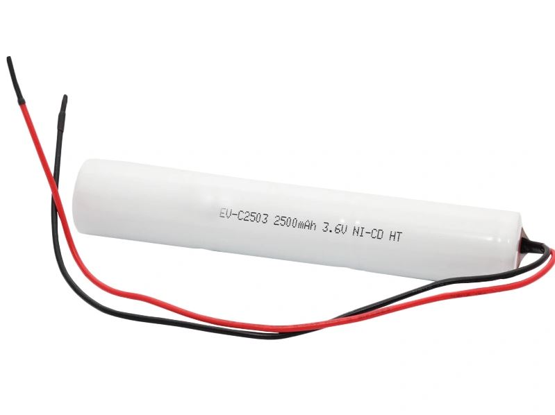 AKUMULATOR DO LAMP AWARYJNYCH 3,6V 2,5Ah NI-CD HT PRZEWODY