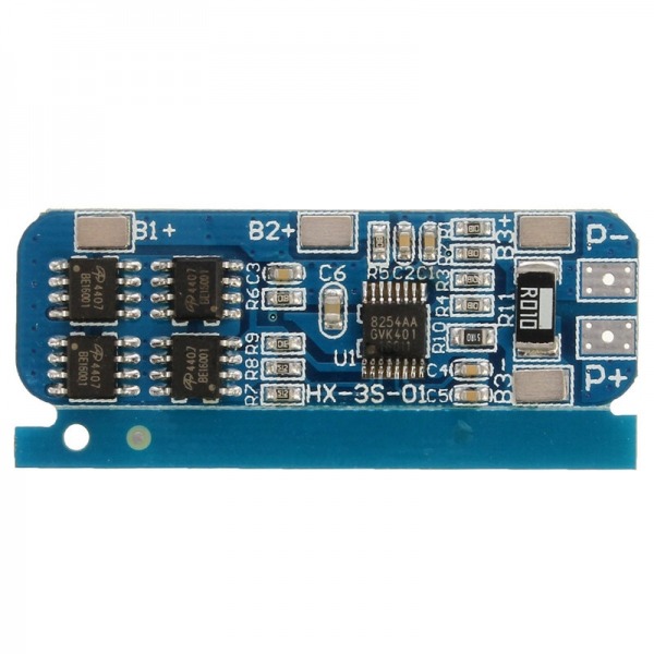 MODUŁ OCHRONY OGNIW BMS PCM PCB Li-ion 3S 12V 6A