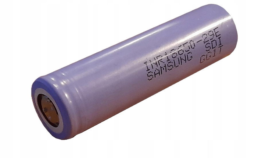 AKUMULATOR OGNIWO SMASUNG INR18650-29E 2850mAh 8A (D) (2607)