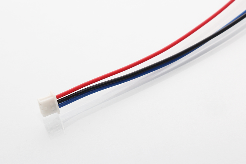 Wtyczka Molex 51021-0300 z kablami AWG26 100mm BWR