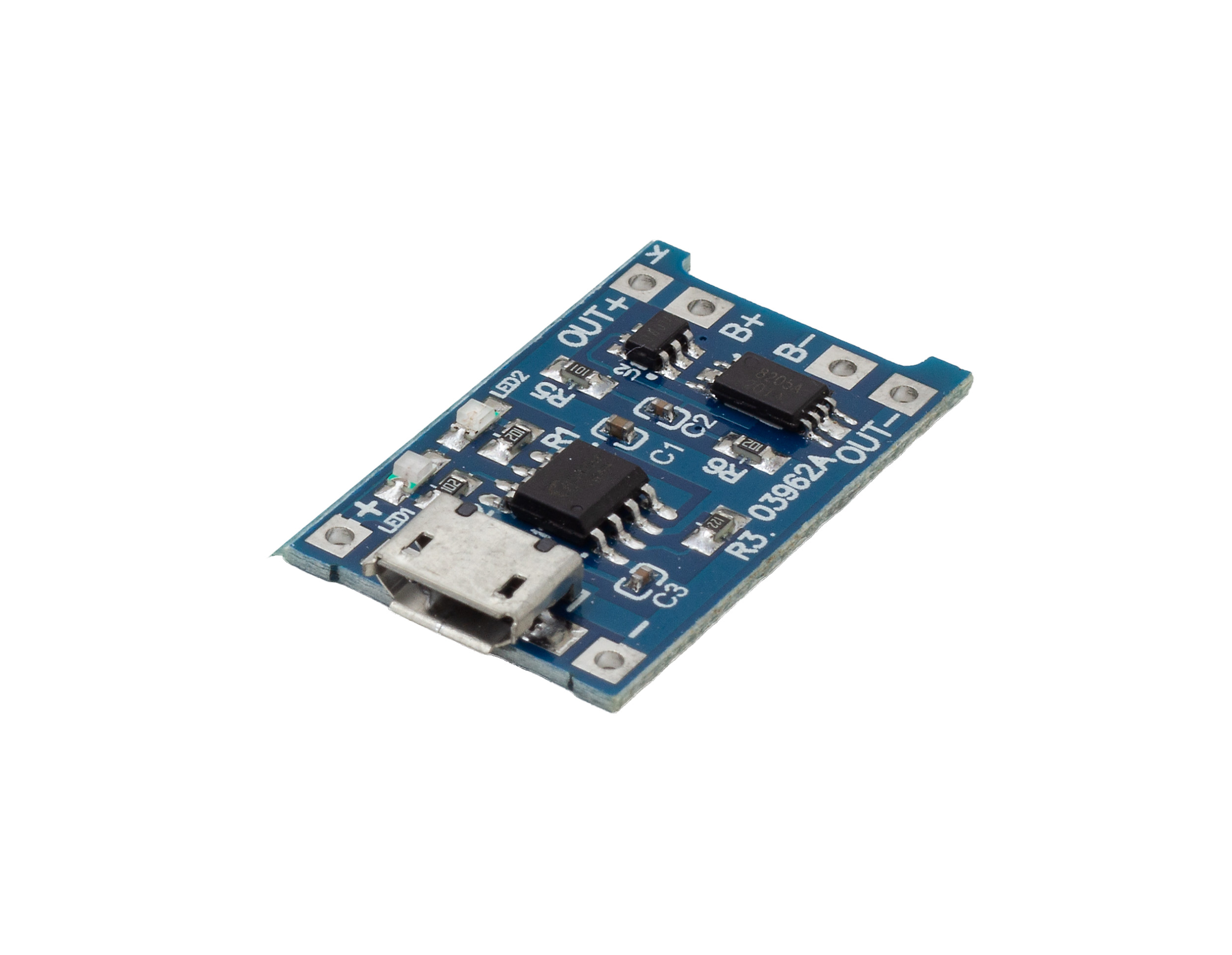 MODUŁ ŁADOWANI OGNIWA LI-JON Z MIKRO USB (3616)