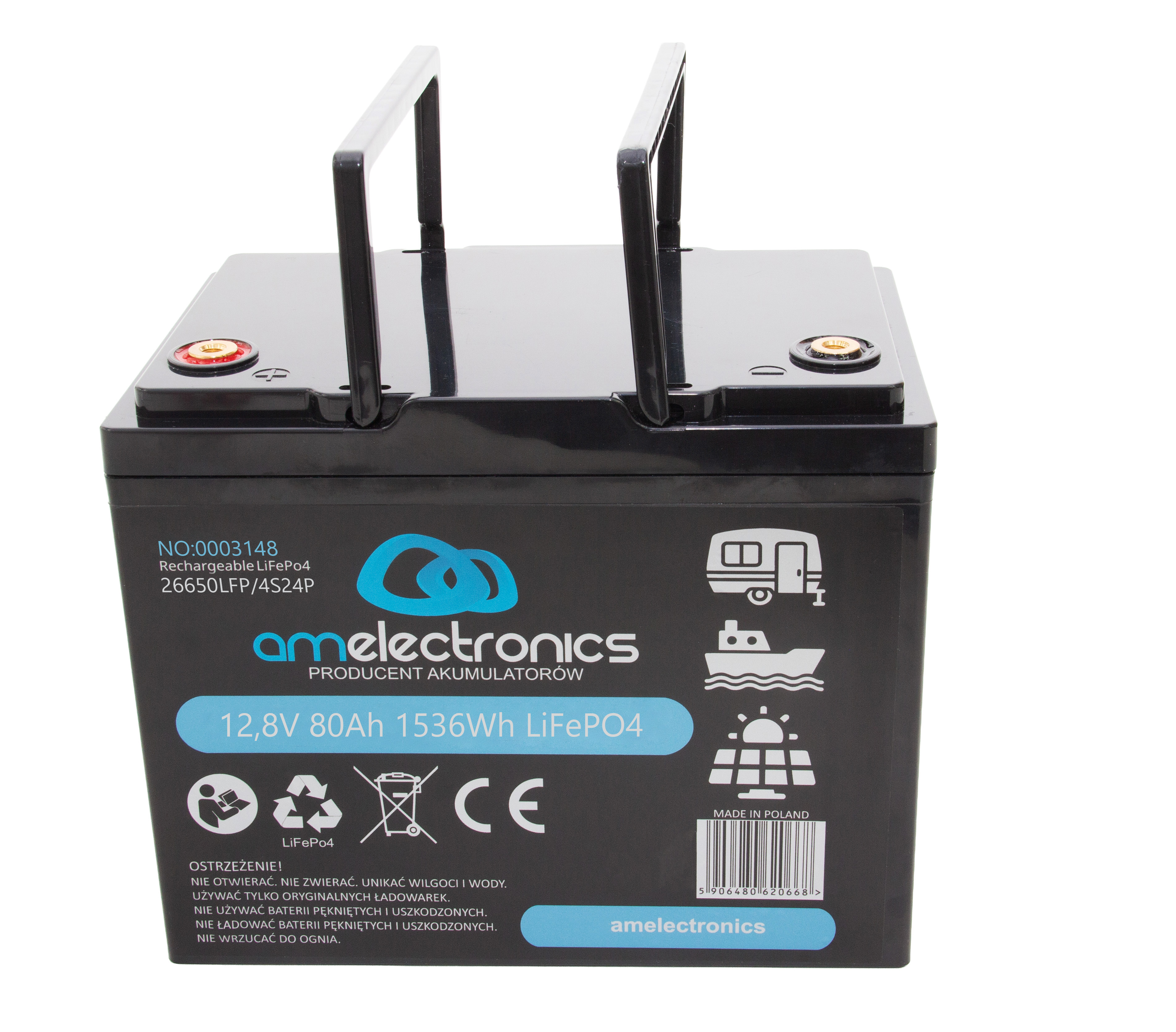 AKUMULATOR 12,8V 80AH LiFePo4 (3148)