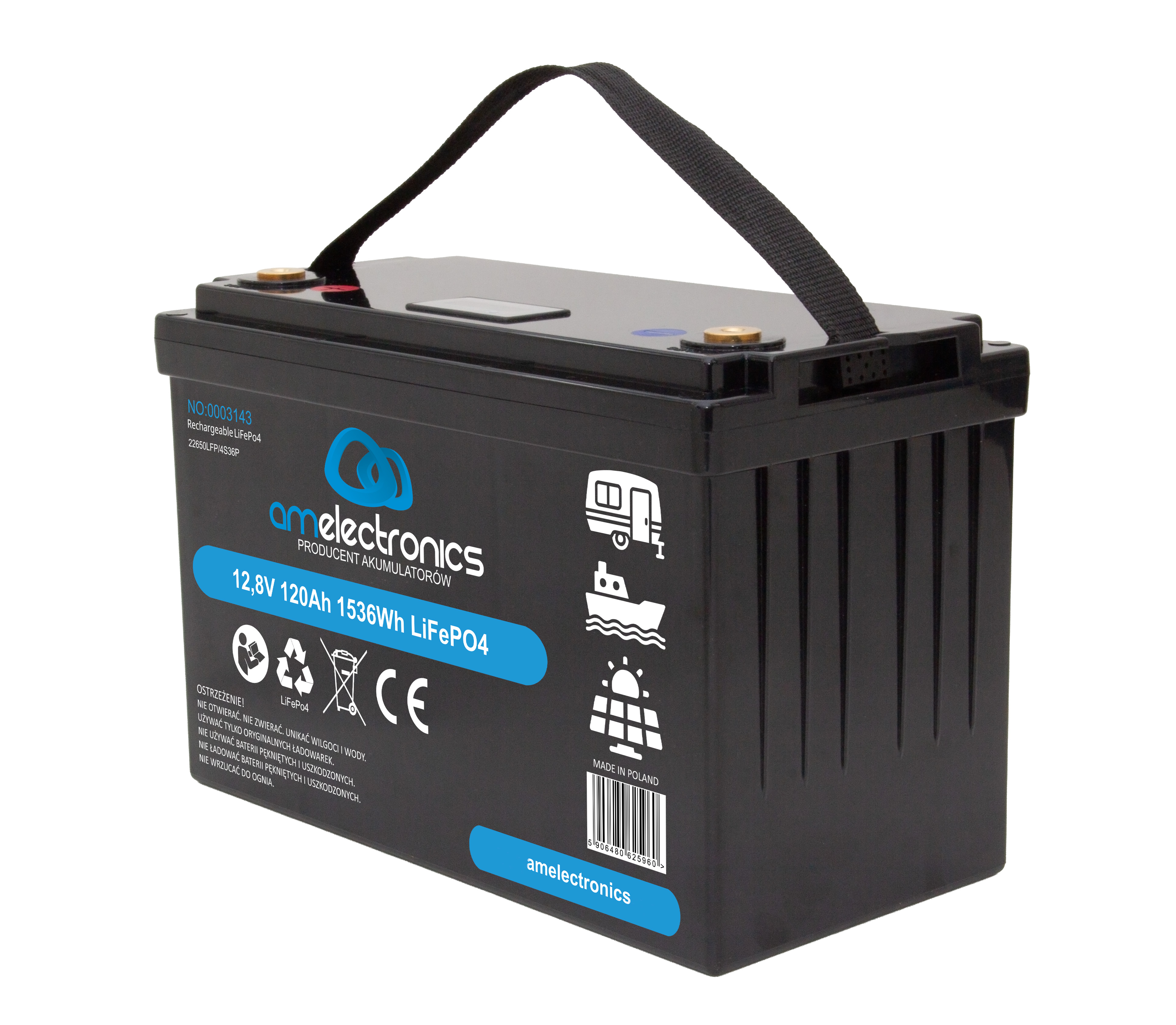 AKUMULATOR 12,8V 120AH LiFePo4 (3143)