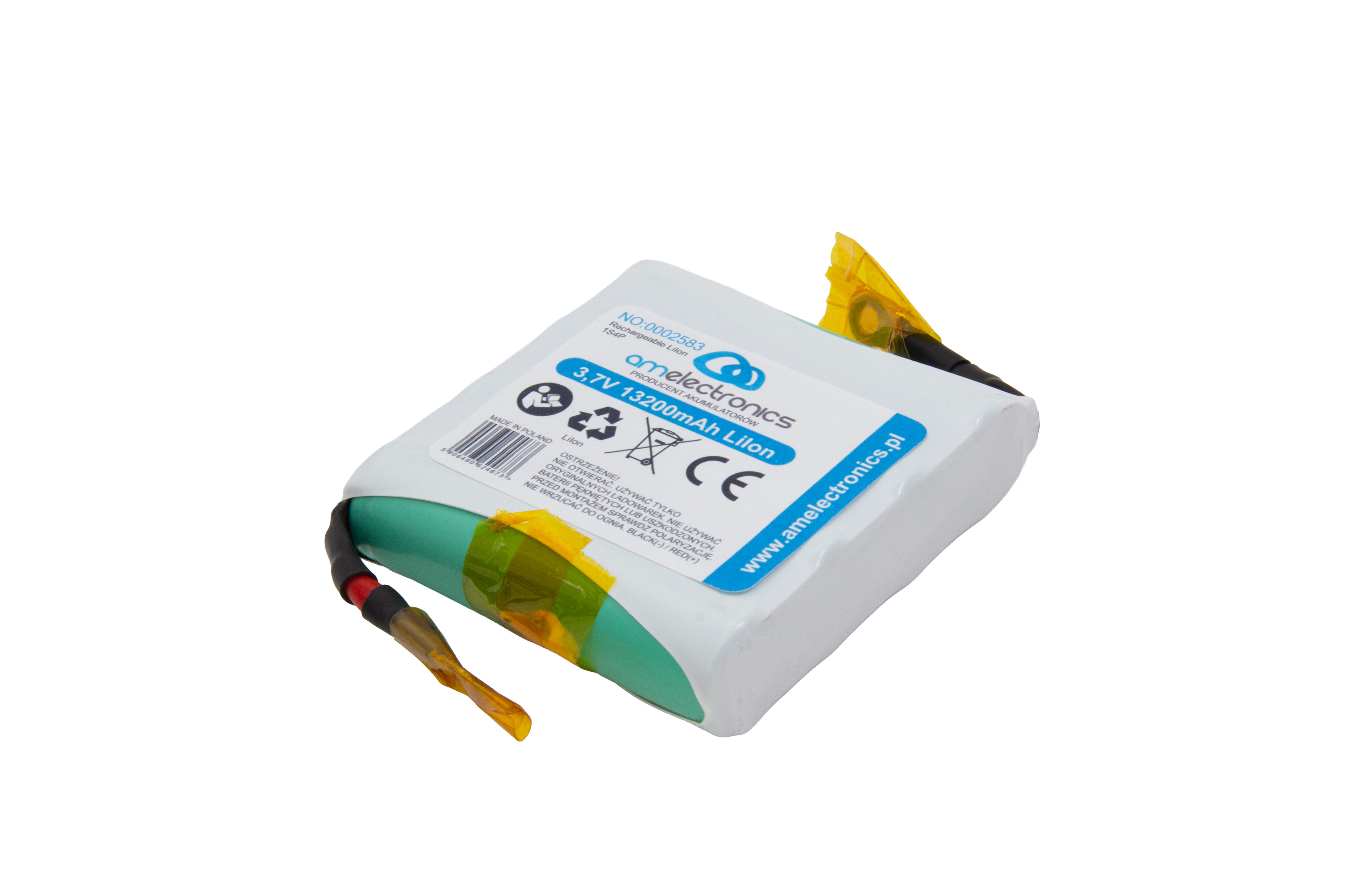 Pakiet Li-Ion 1S4P 3.7V 13200mAh (2583)