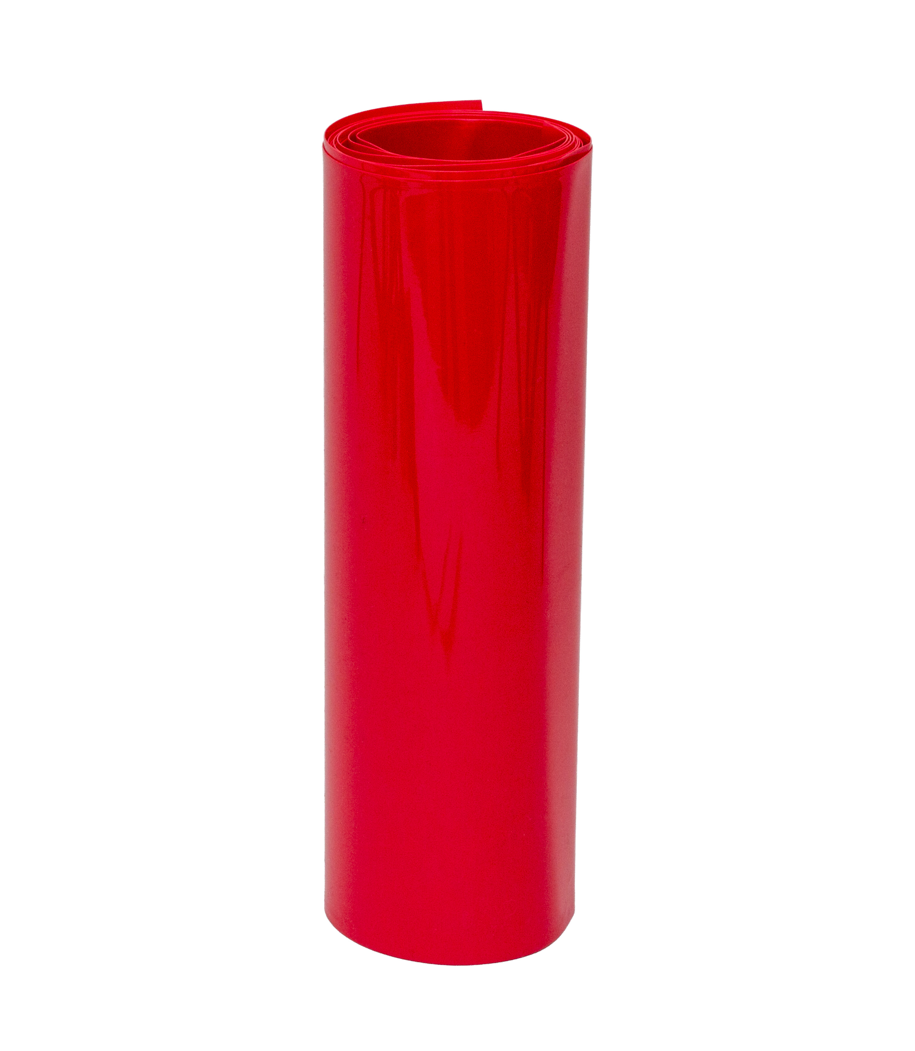 Folia termokurczliwa PVC 200mm X 0,15mm CZERWONA (3257)