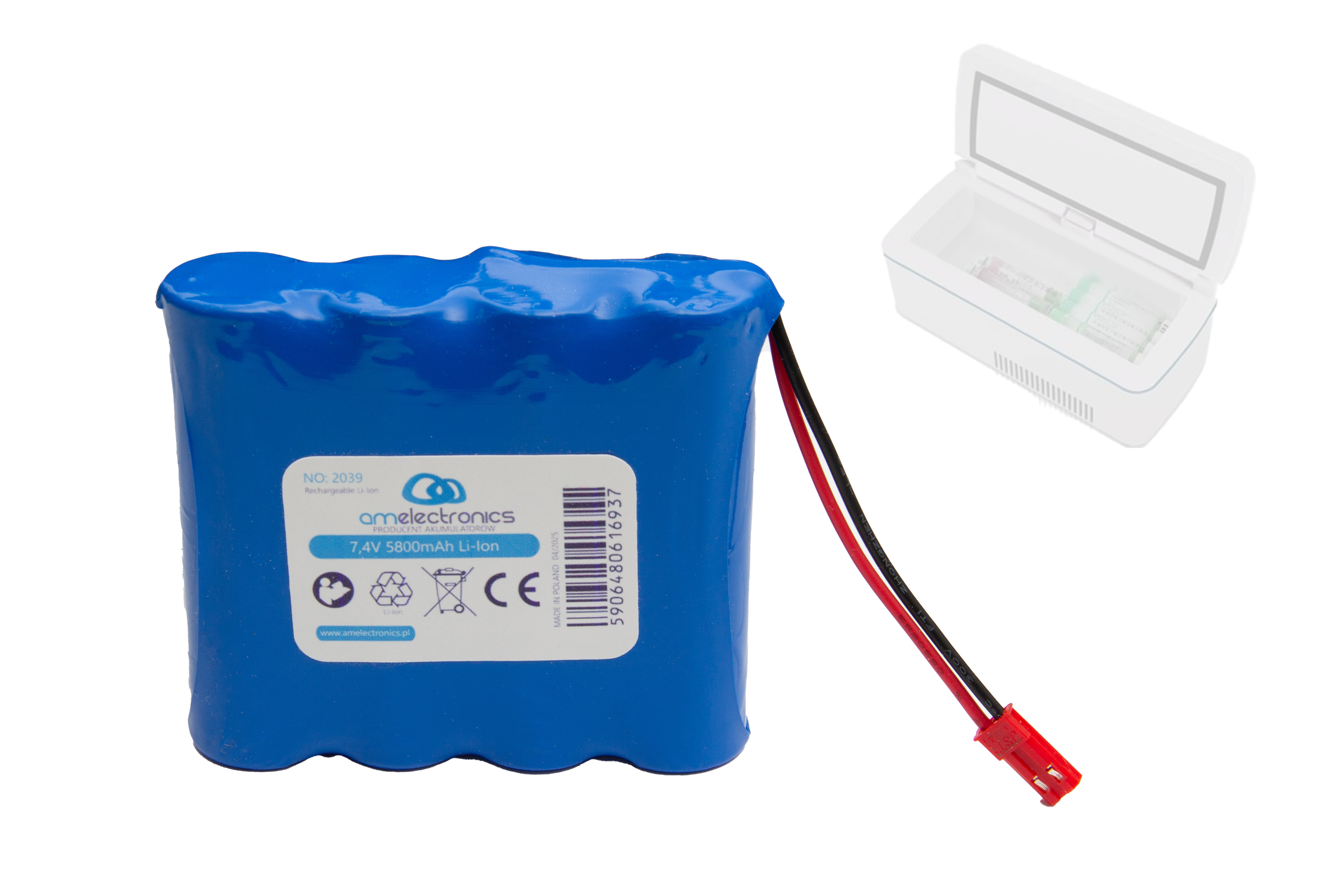 Akumulator bateria do lodówki 7,4V 5800mAh Li-Ion m-cool m8 (2039)