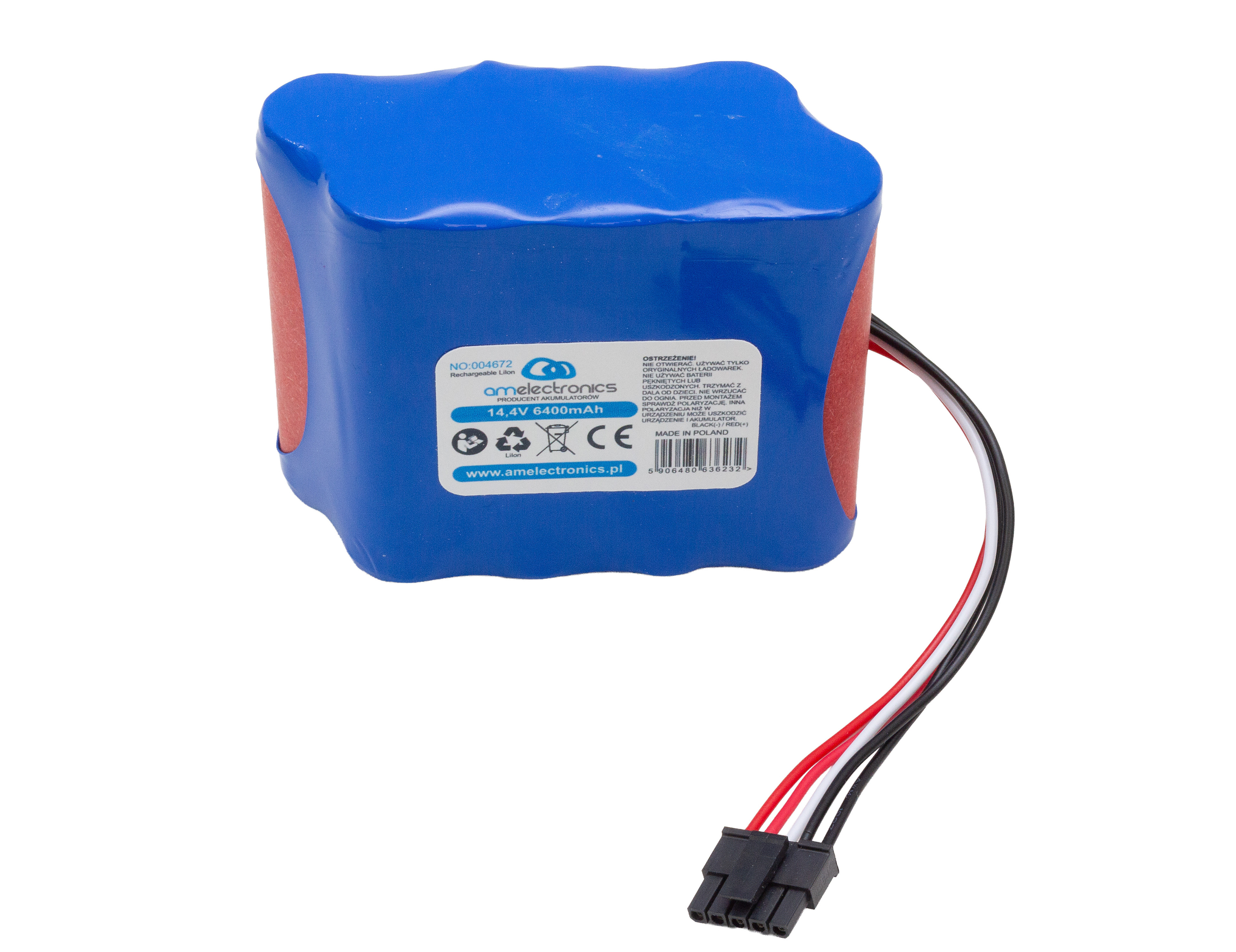 PAKIET AKU 14,4V 6400mAh LI-ION (4672)