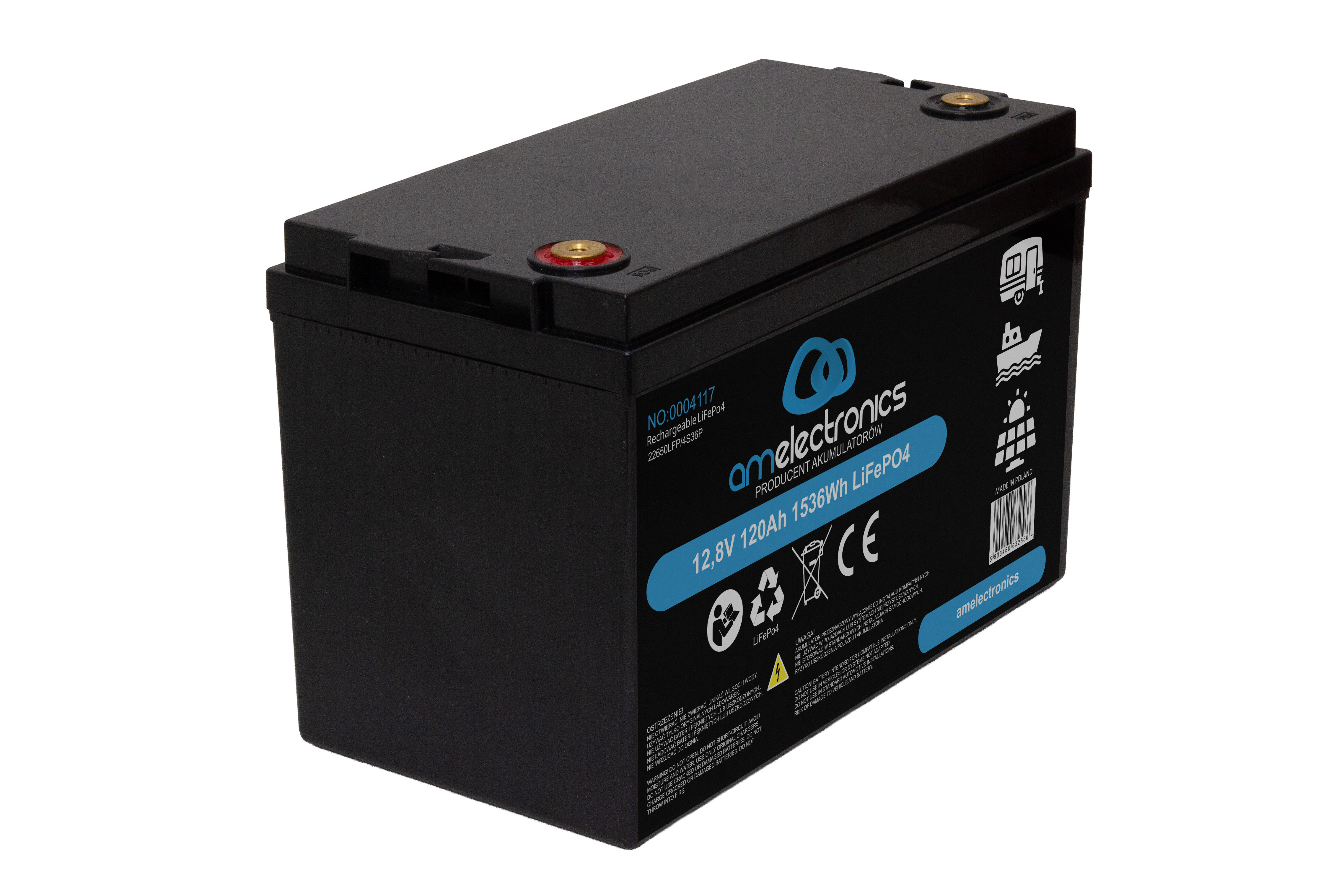 AKUMULATOR 12,8V 120AH LFP 4S36P (4117)