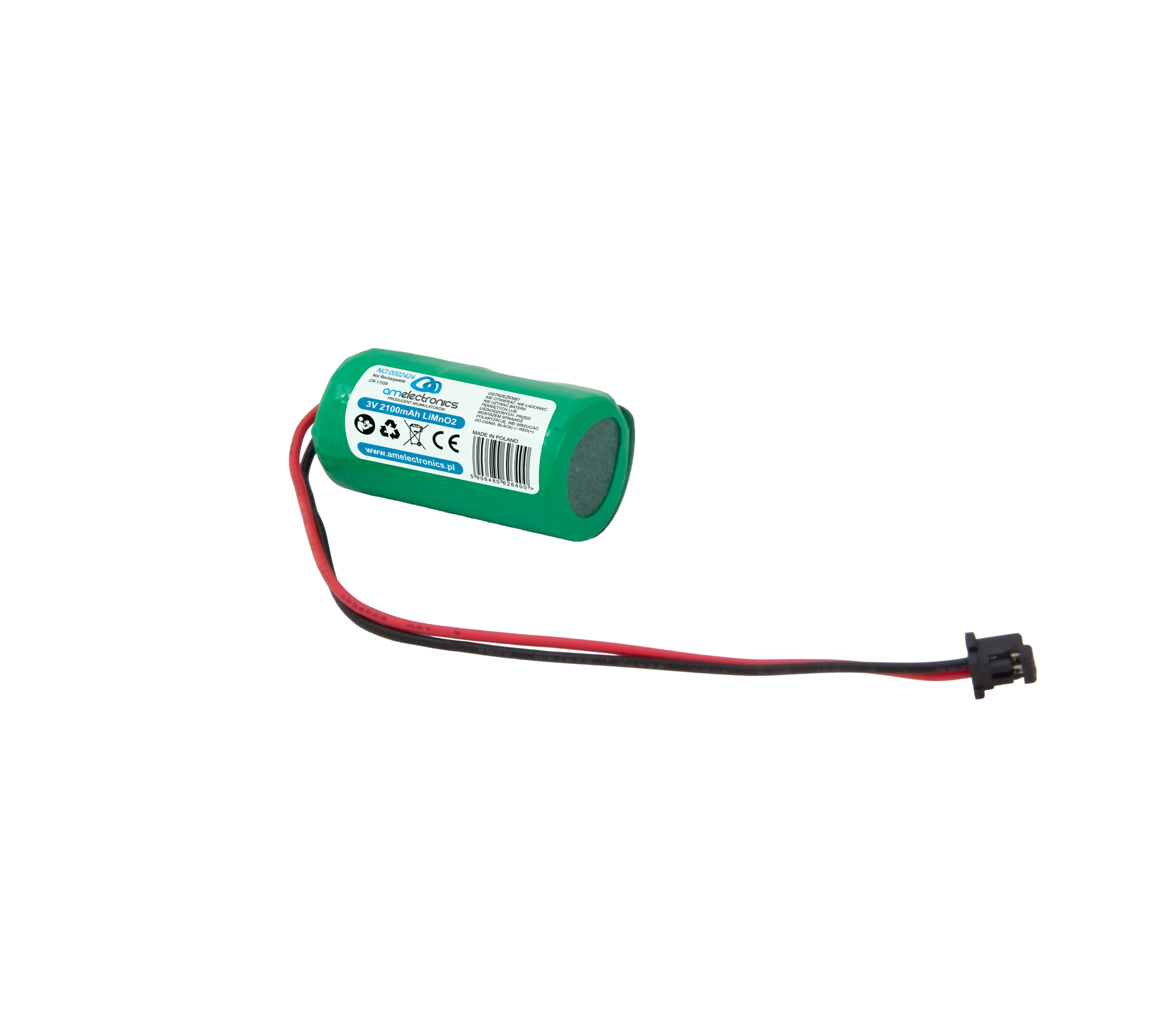 Bateria Mitsubishi Q6BAT CR17335SE-MC 3V 2100mAh (2424)