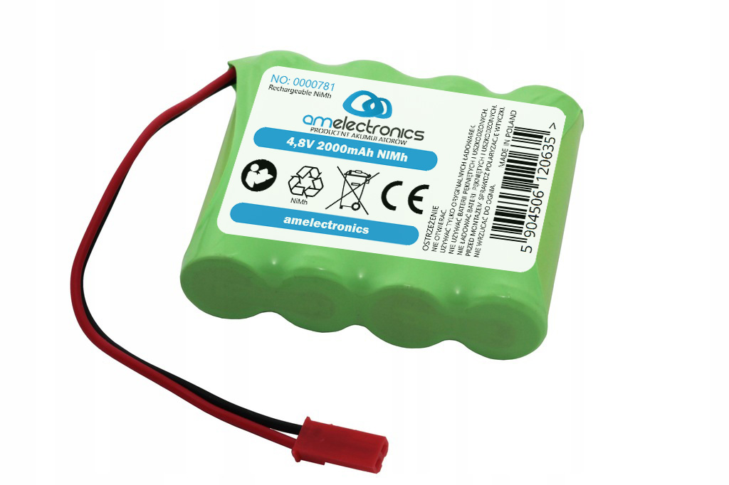 AKUMULATOR PAKIET AA2000 4,8V 2Ah Ni-Mh SYP-02T-1 (0781)