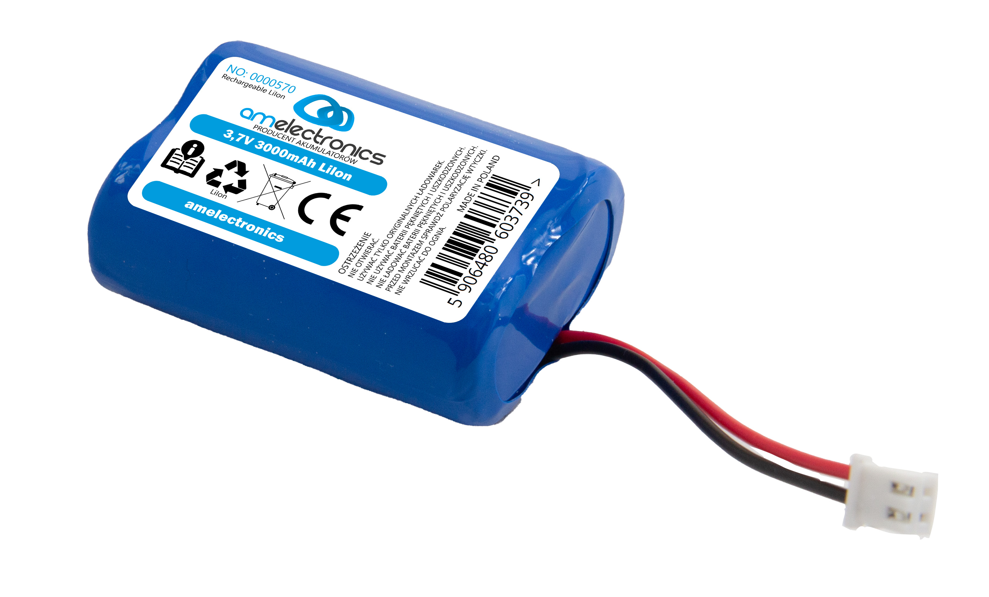 Bateria do Pilot Diffuser Doterra 3,7v 3000mAh (0570)