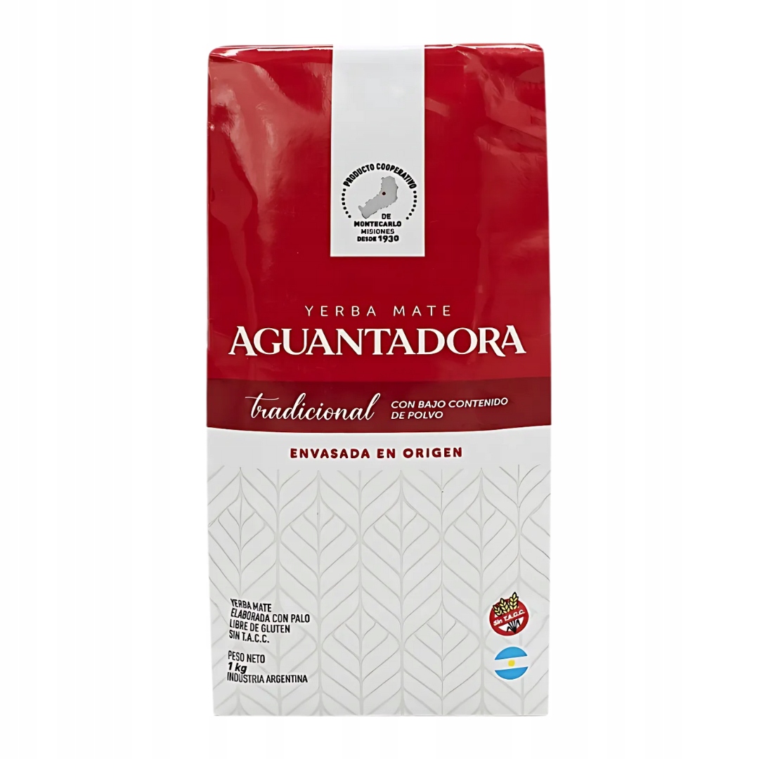 Yerba Mate Aguantadora Tradicional Elaborada 1kg 1000g