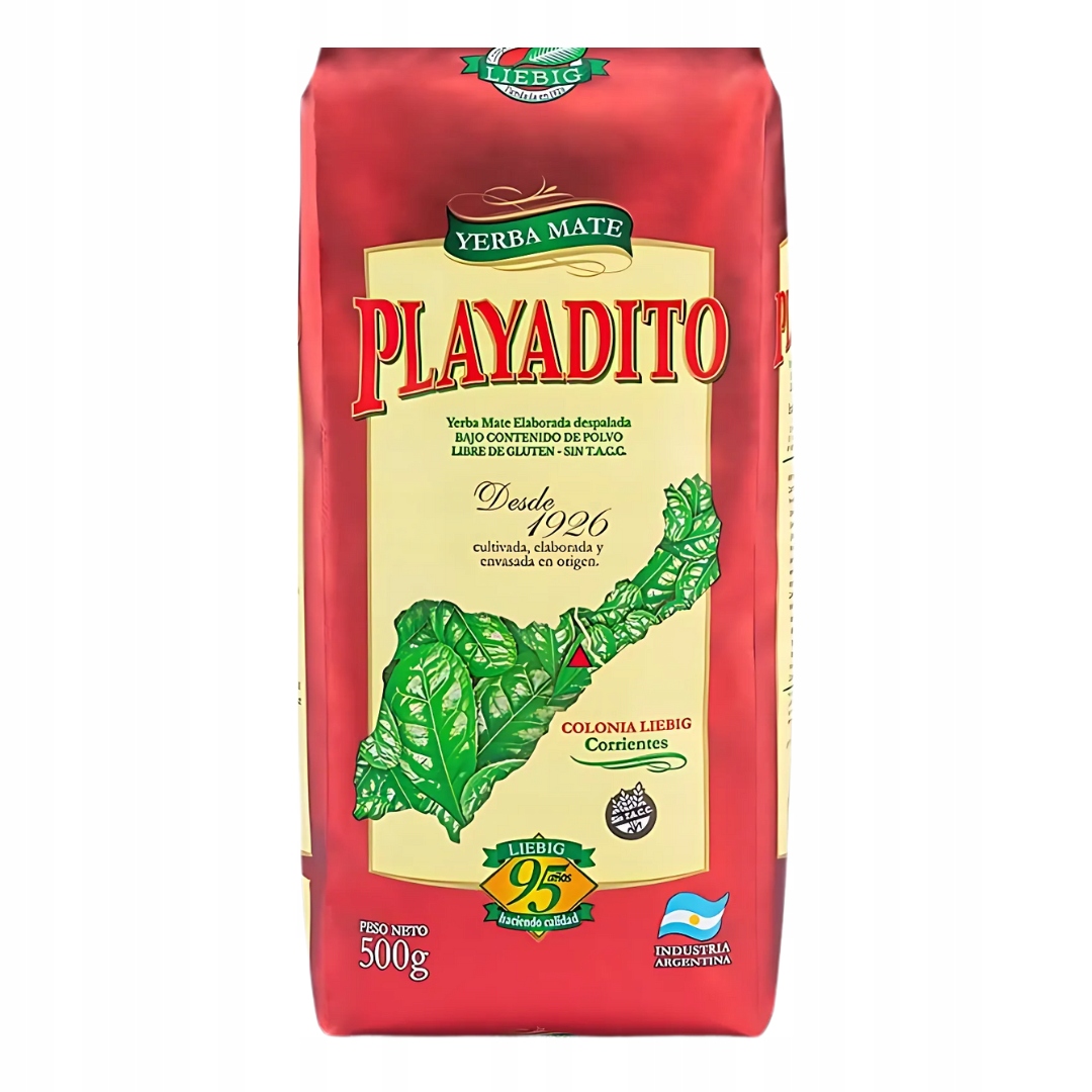 Yerba Mate Playadito Elaborada + Despalada 2x500g 1kg