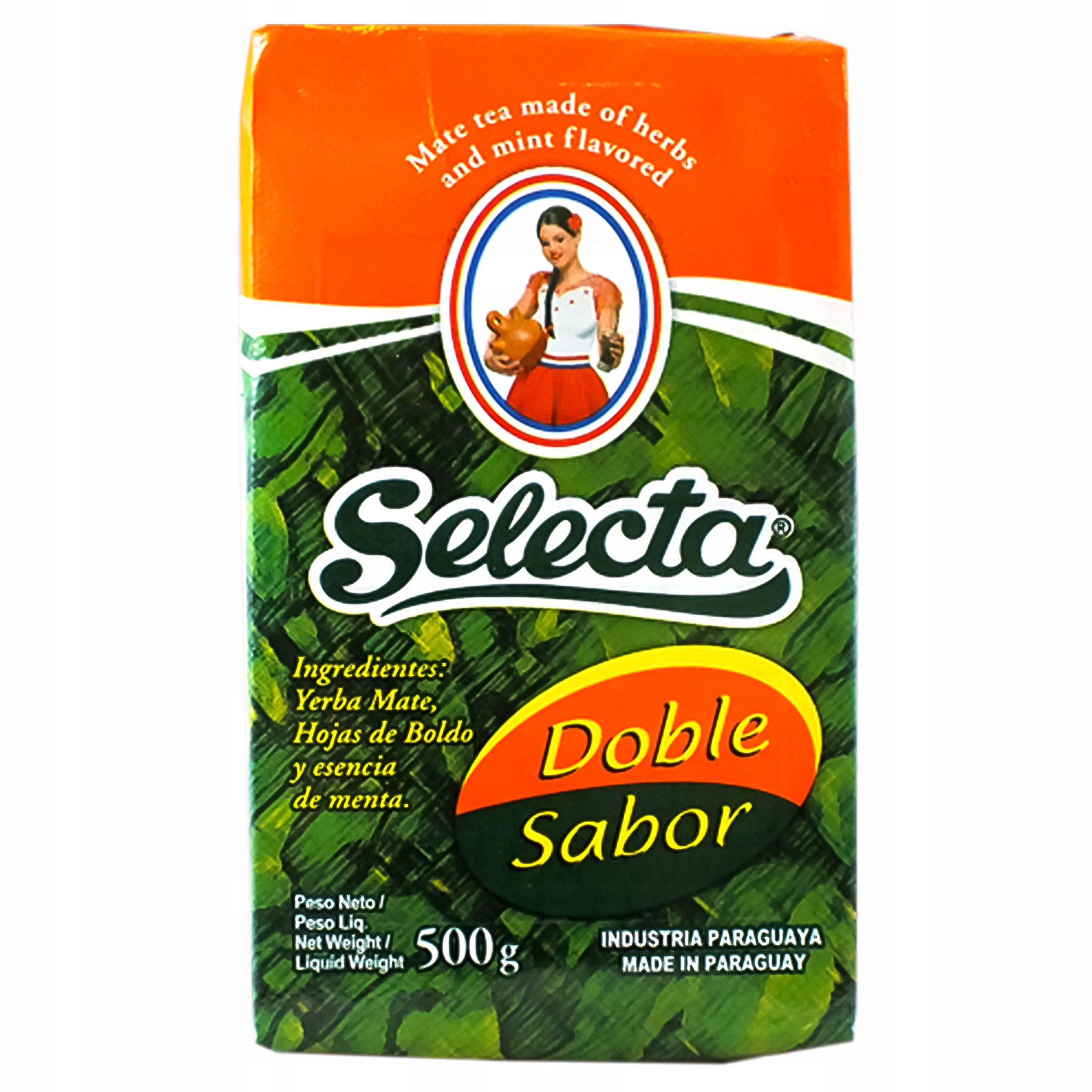 Yerba Mate Selecta Doble Sabor 500g 0,5kg