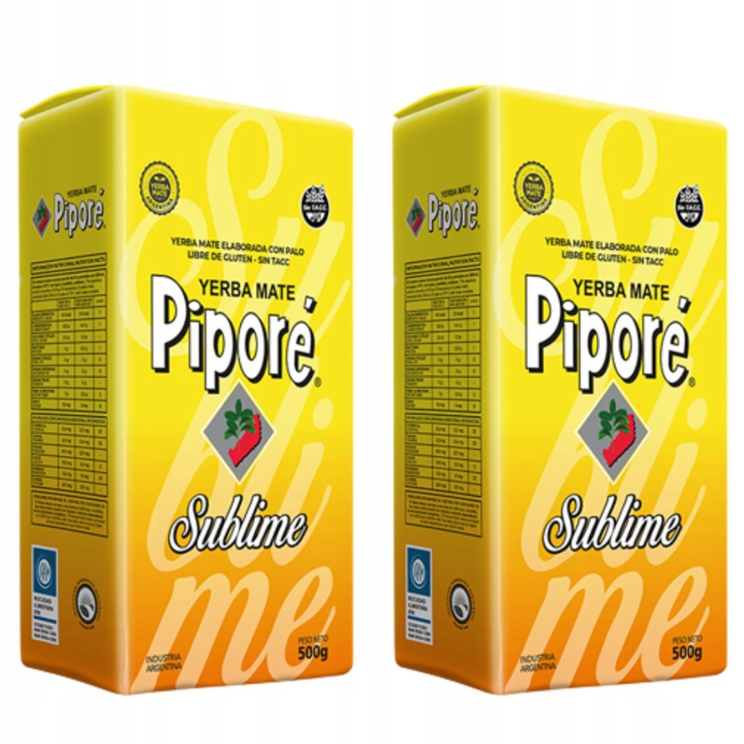 Yerba Mate Pipore Sublime 2x500g 1kg (EXCELLENT)