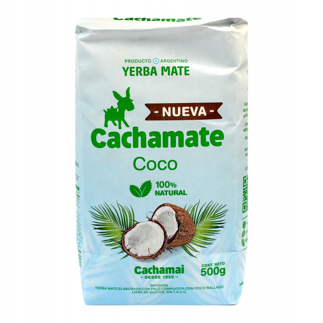 Zestaw Yerba Mate Cachamate Coco (kokosowa) 3x500g 1,5kg