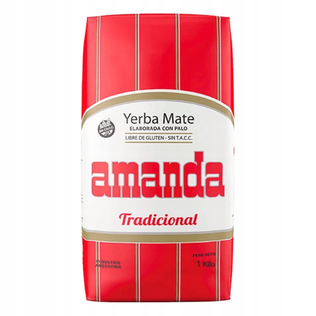 Yerba Mate Amanda Elaborada Con Palo Tradicional 1000g 1kg