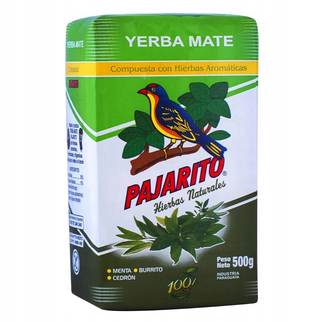 Yerba Mate Pajarito Limon + Hierbas 2x500g 1kg