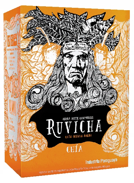 Yerba Mate Ruvicha ChiaMenta Boldo 500g 0,5kg