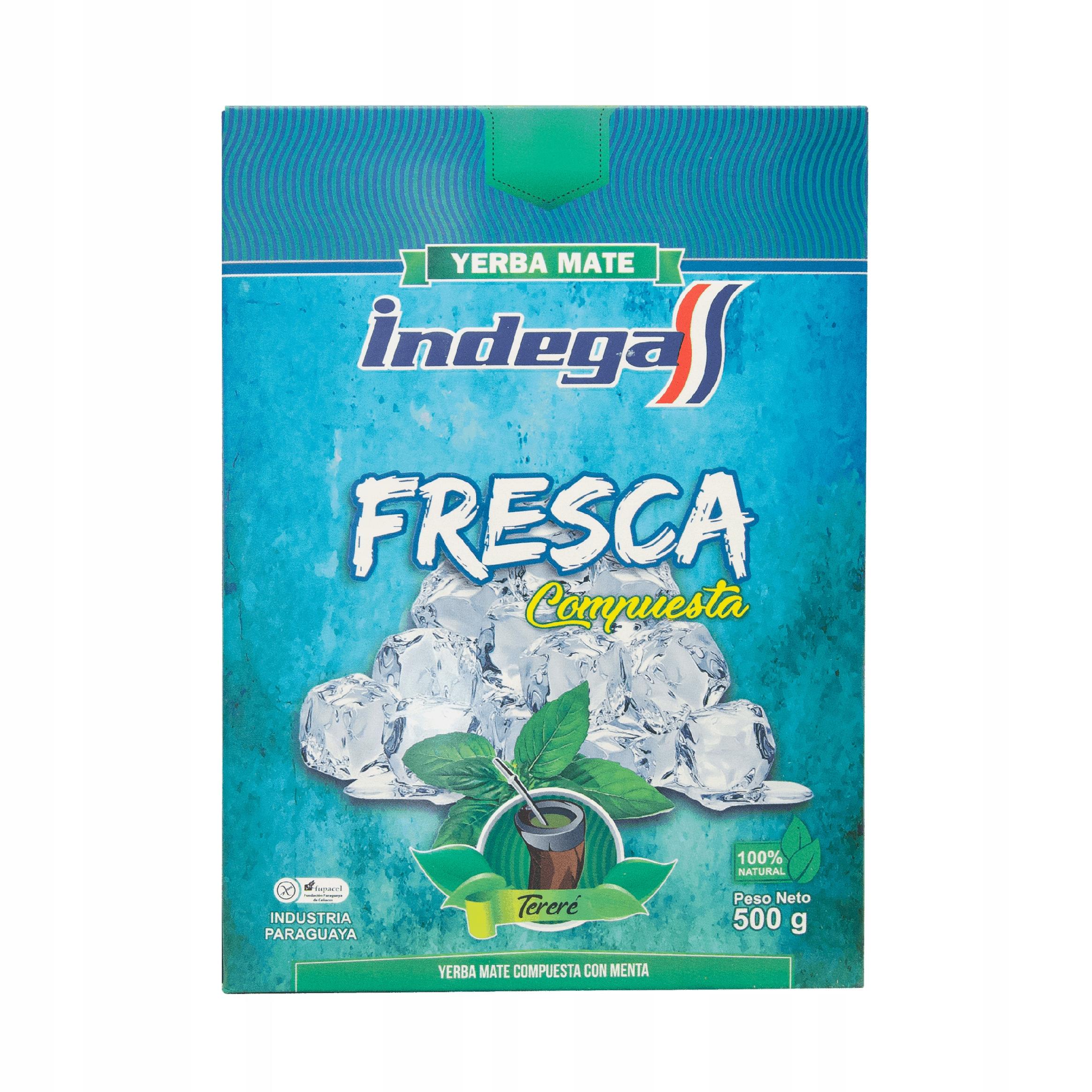 Yerba Mate Indega Fresca Compuesta Terere 0,5kg 500g