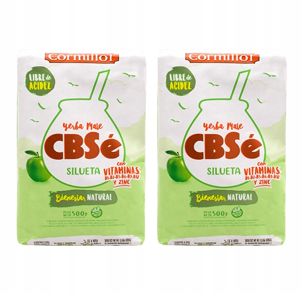 Yerba Mate CBSe Silueta 2x500g 1kg