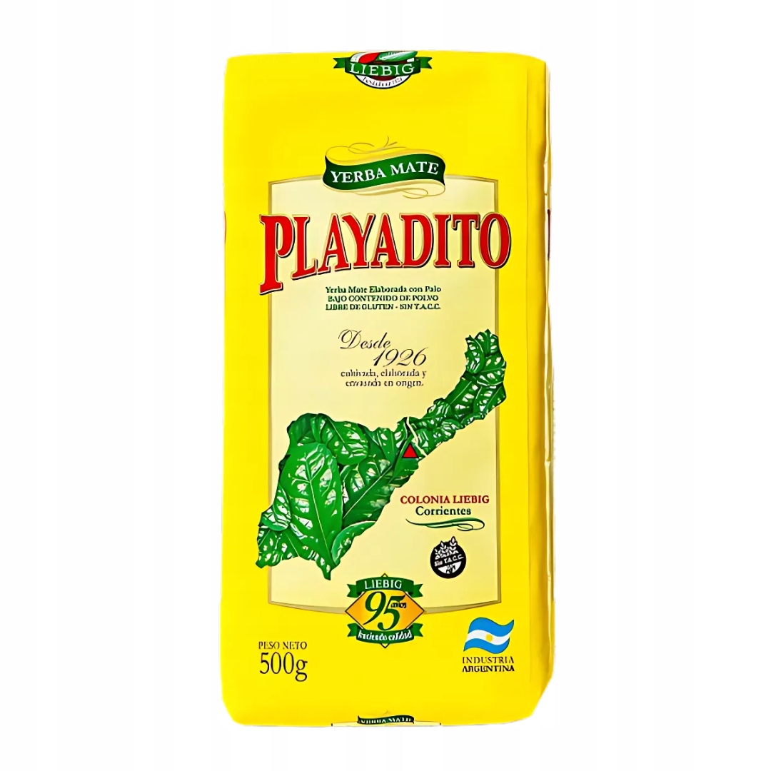 Yerba Mate Playadito Elaborada + Despalada 2x500g 1kg