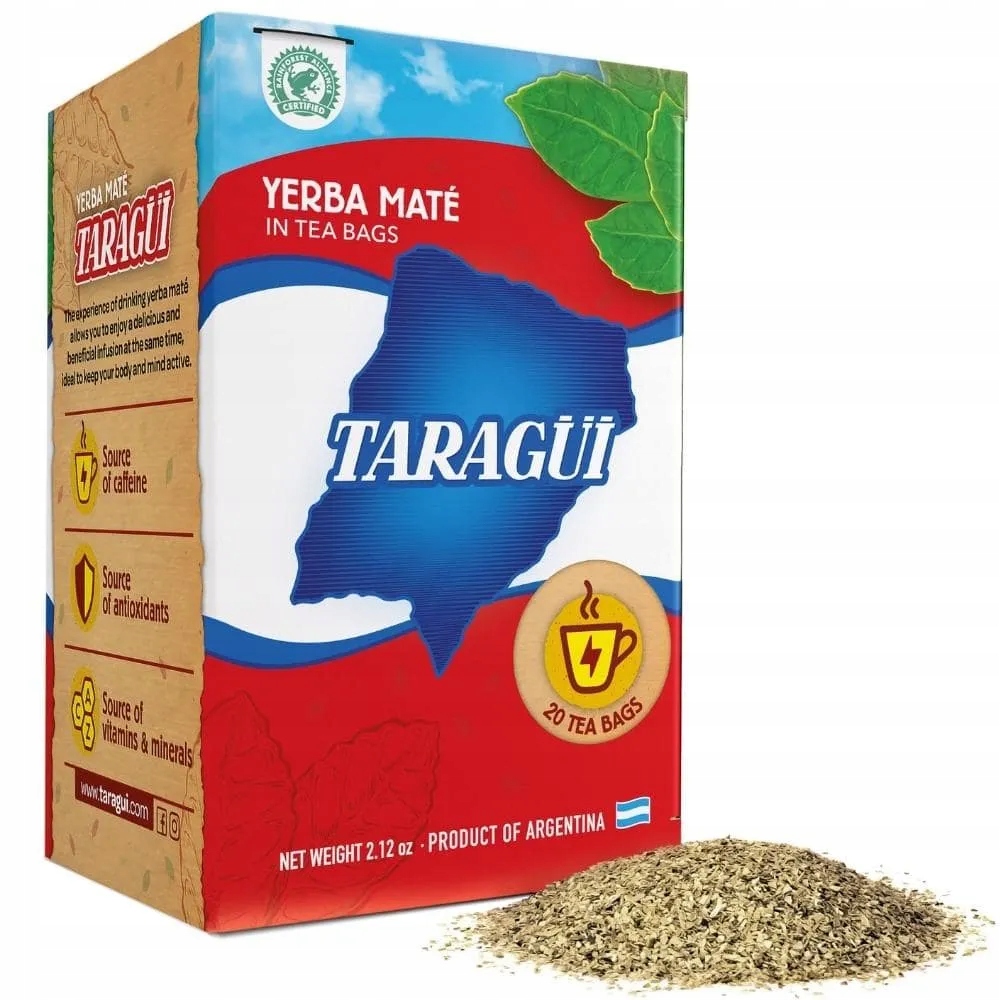 Yerba Mate Taragui Elaborada w Saszetkach Ekspresowych Cocido 60 g