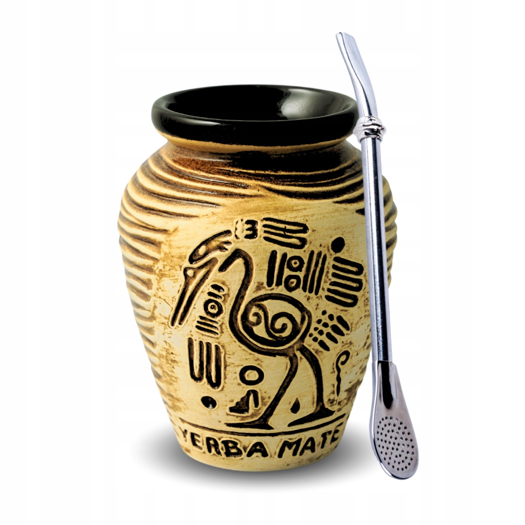 Zestaw do Yerba Mate Matero AZTEK + Bombilla