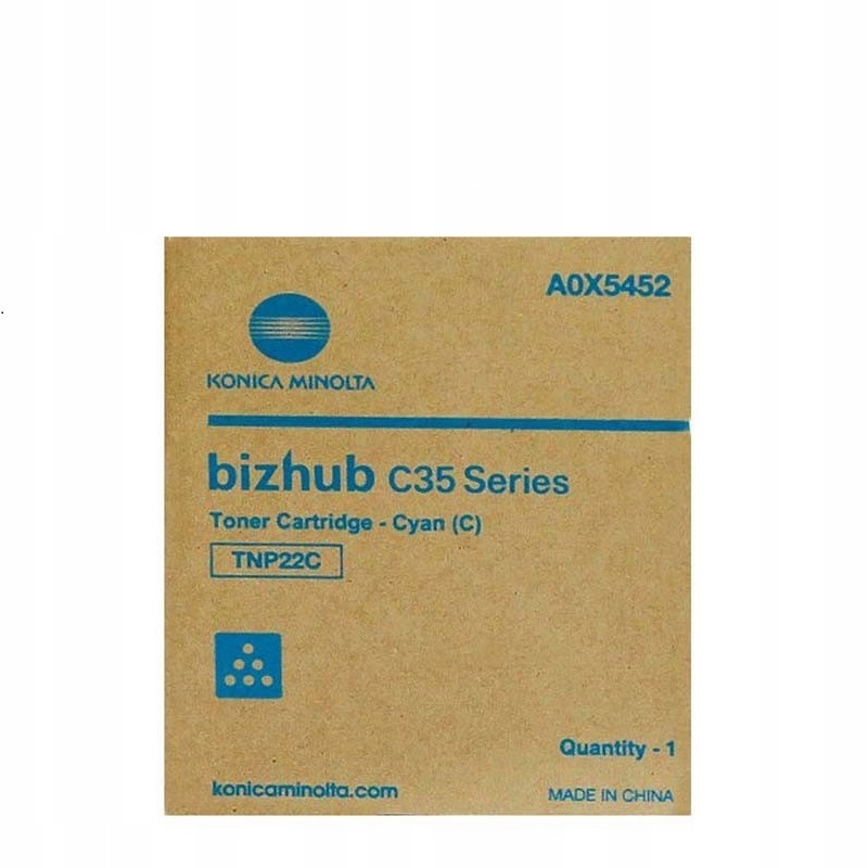 Oryginalny toner TNP22C A0X5452 A0X54D2 do bizhub C35 C35P/ ineo +35 +35P