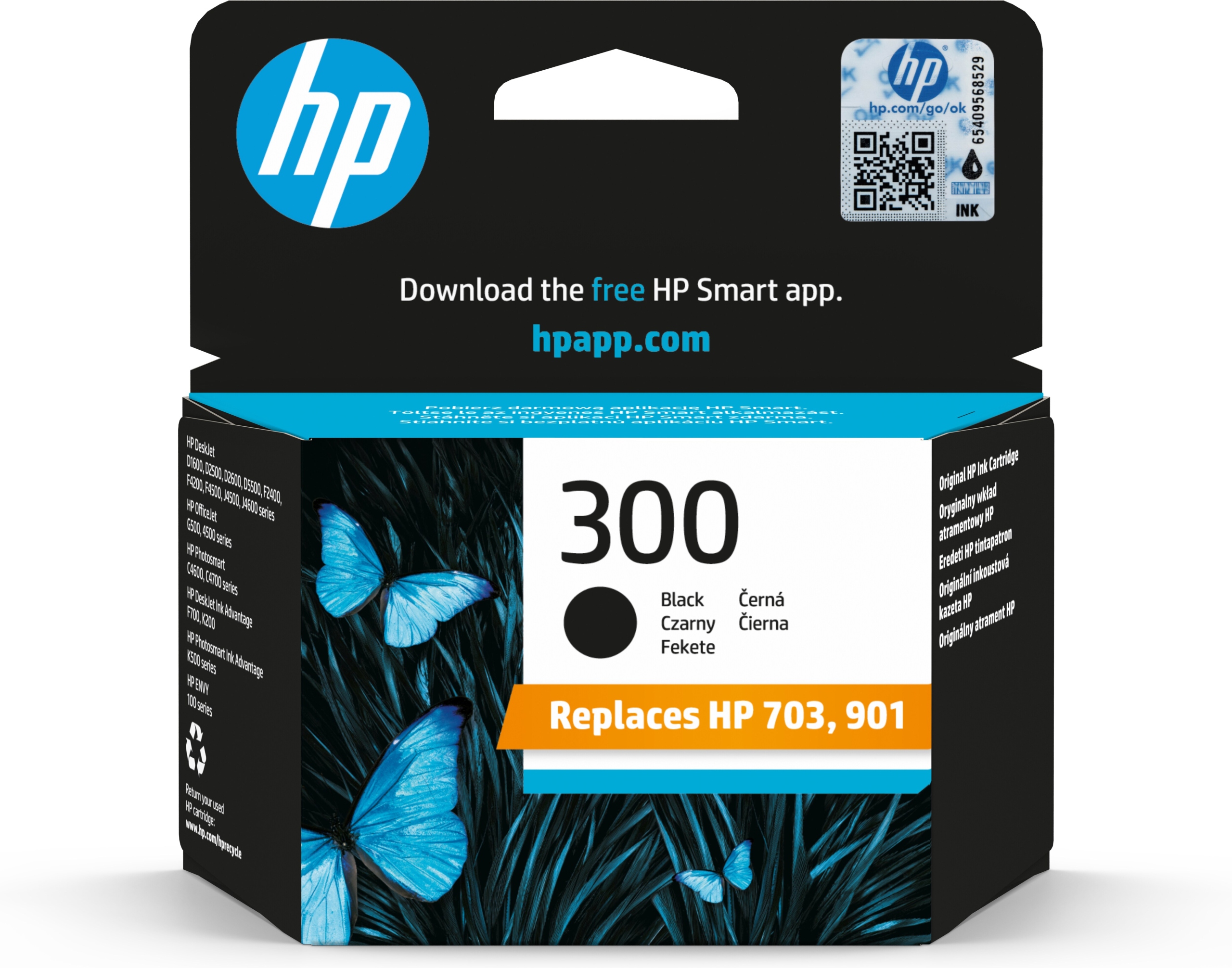 Oryginalny tusz HP 300 CC640EE Czarny HP DeskJet D1660 D2560 D2660