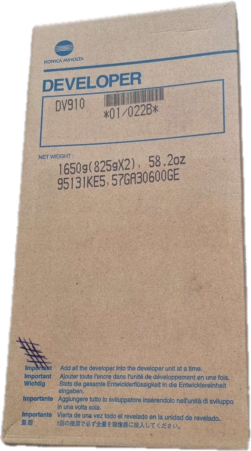 Oryginalny developer Konica minolta DV-910 022B