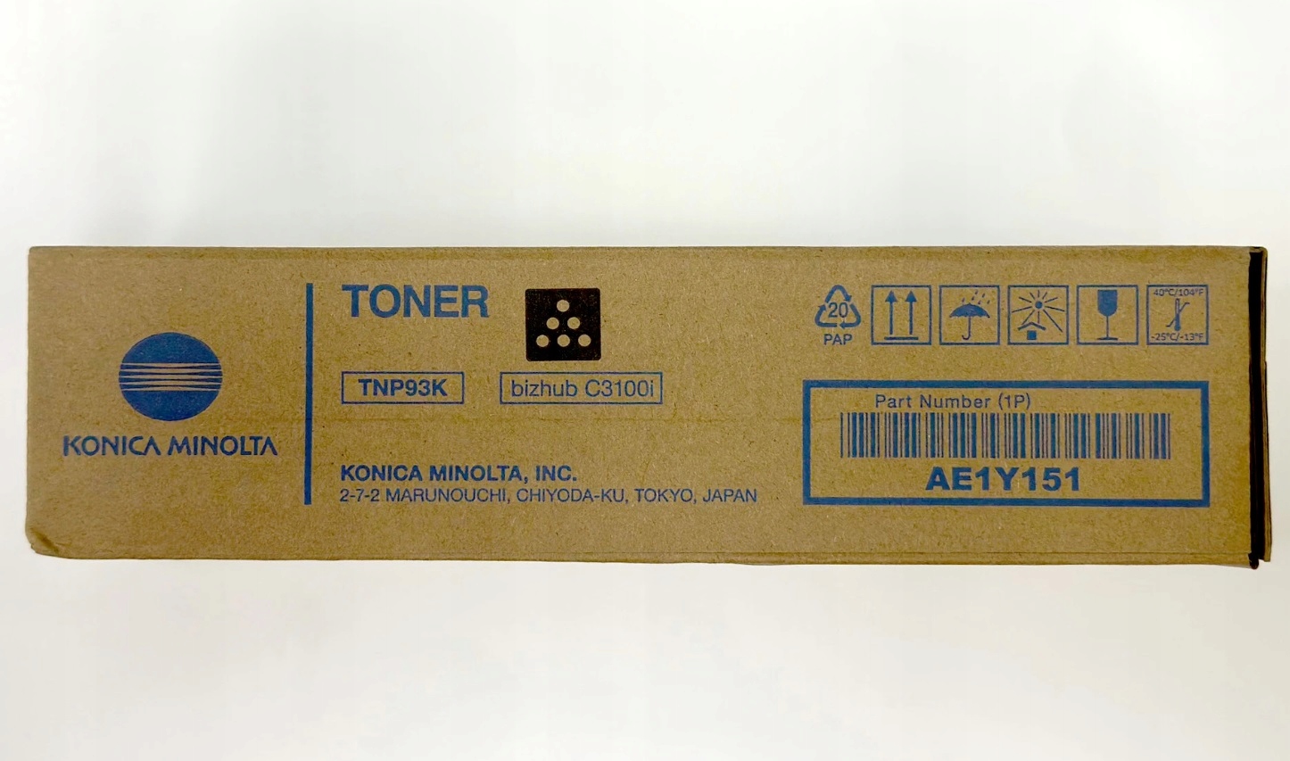 Oryginalny toner TNP-93K (TNP93K) AE1Y151 Konica Minolta bizhub C3100i