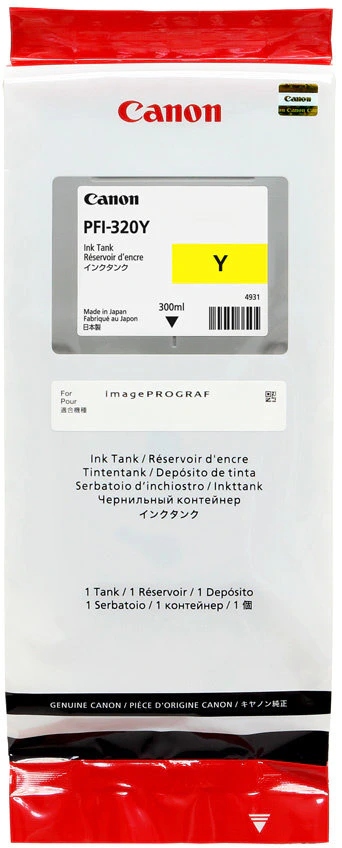Oryginalny tusz PFI-320Y 2893C001 Yellow Canon iPF TM 200 205 300 305 11.25