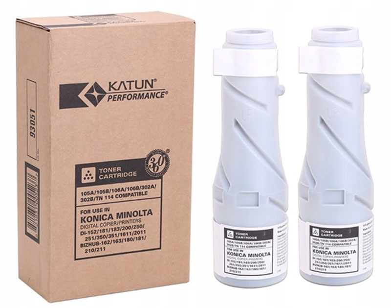 Toner Katun TN114 20800 do Konica Minolta bizhub 152 162 163 183 210 211