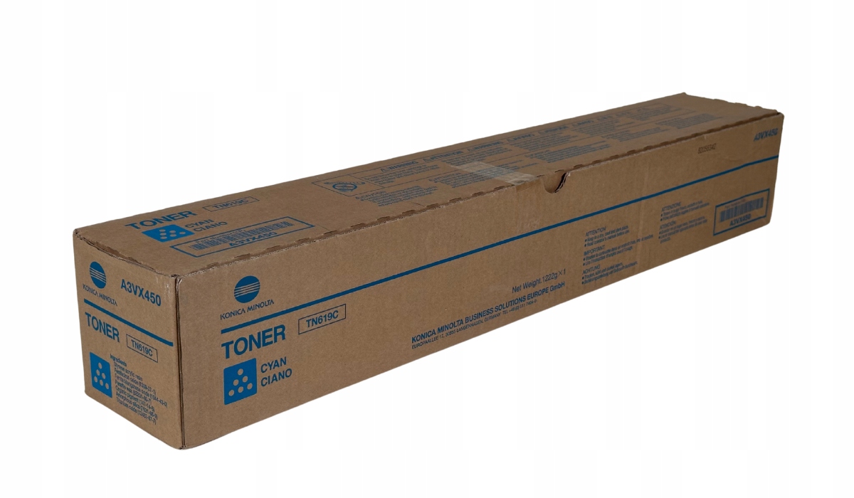 Oryginalny toner TN-619C A3VX450 Konica Minolta bizhub C1060 C1070 C1070P