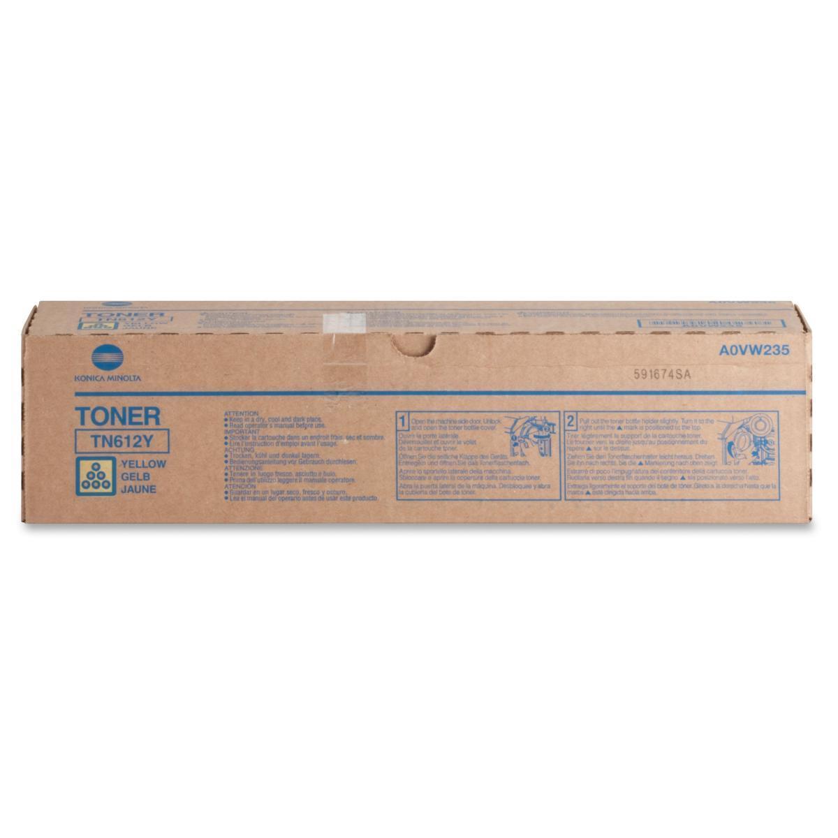 Toner TN-612Y A0VW250 do KM bizhub C5501 C6501