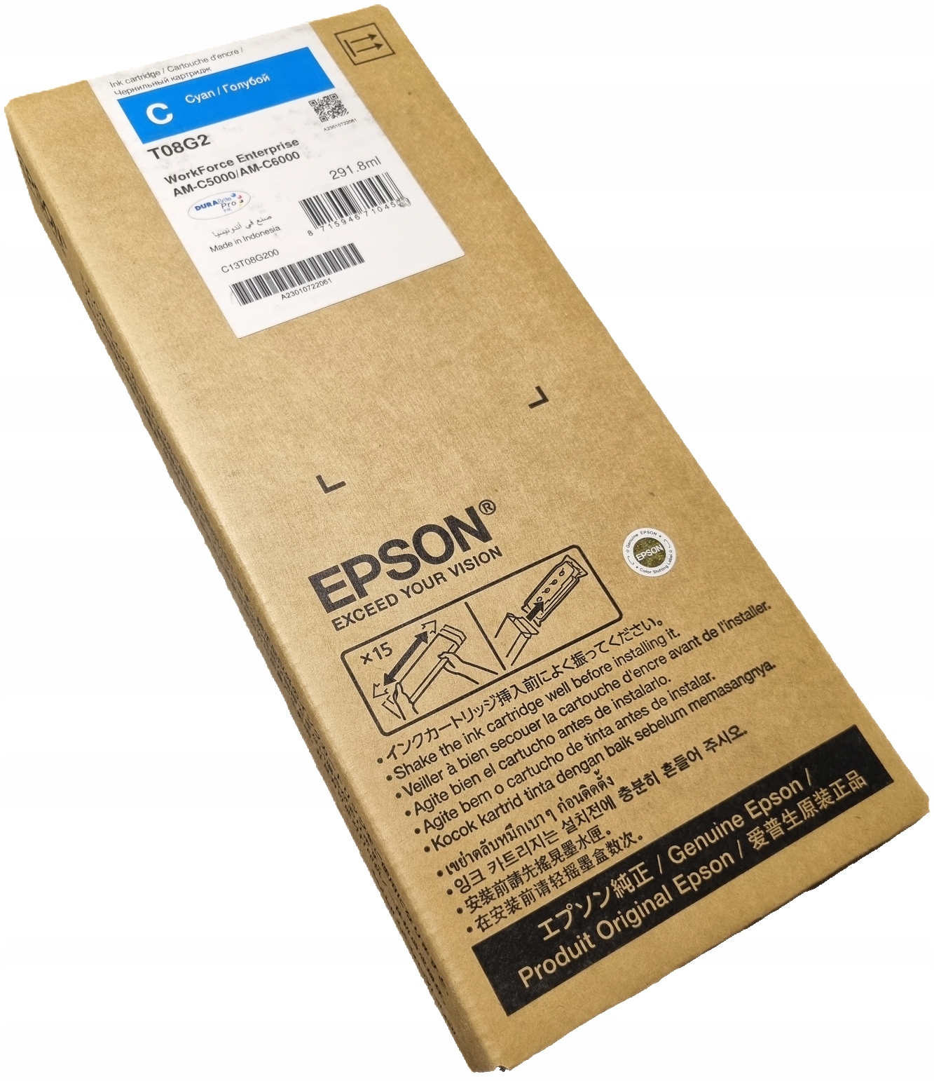 Oryginalny tusz T08G2 C13T08G200 Epson WorkForce Enterprise AM-C5000 C6000
