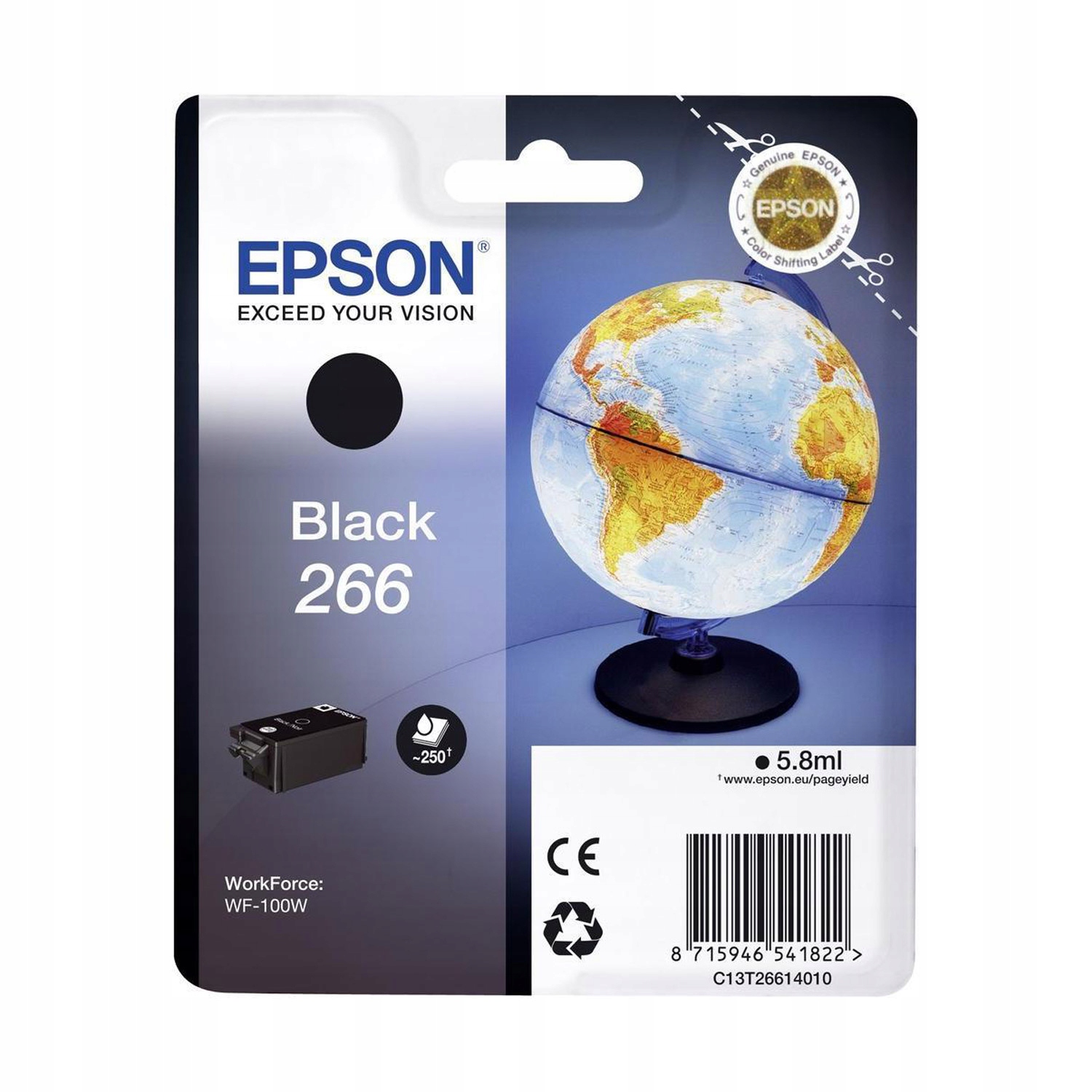 EPSON Tusz C13T26614010 black 266 WorkForce