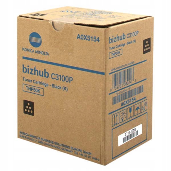 Toner TNP-50K do Konica Minolta C3100P BLACK Org.