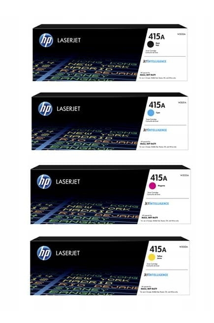 Zestaw tonerów HP 415A (W2030A W2031A W2032A W2033A) 4 szt. CMYK