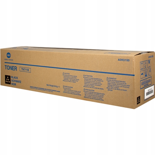 Oryginalny toner TN-711K A3VU150 do Konica Minolta bizhub C654/PRO C754