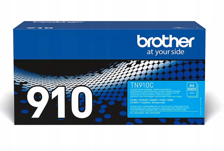 Oryginalny toner Brother TN910C Cyan TN-910C 9K