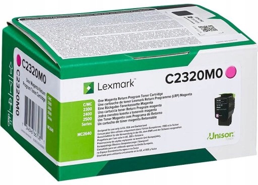 Toner C2320M0 do Lexmark C 2425 2525 2535 MC 2325