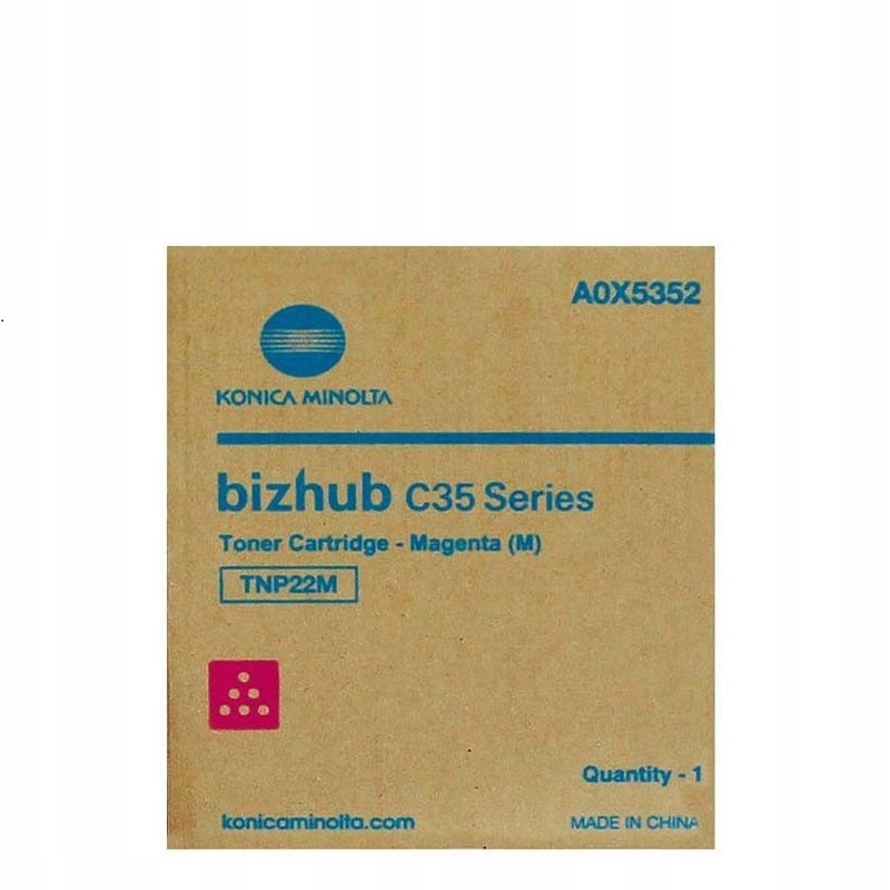 Oryginalny toner TNP22M A0X5352 A0X53D2 do bizhub C35 C35P/ ineo +35 +35P