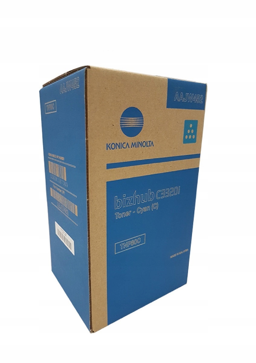 Oryginalny Toner Konica Minolta TNP-80C AAJW452 do KM bizhub C3320i C3321i